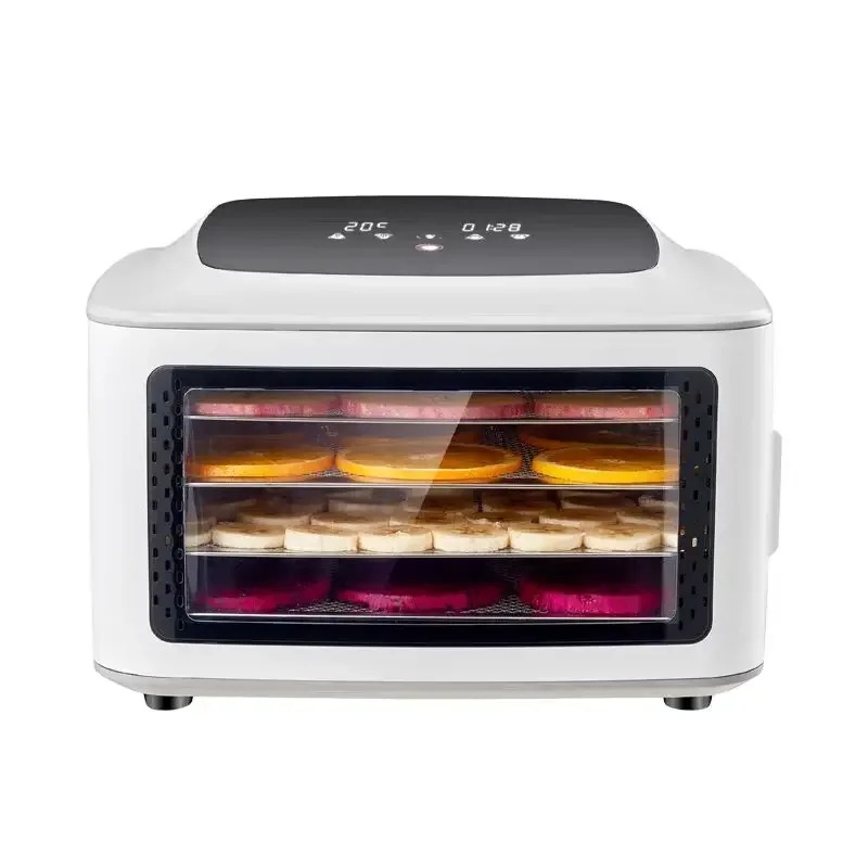 Food Dehydrator Snacks - เครื่องอบแห้งอาหารดิจิตอล - เครื่องอบแห้งไฟฟ้า 4 ชั้น สำหรับเนื้อแดดเดียว