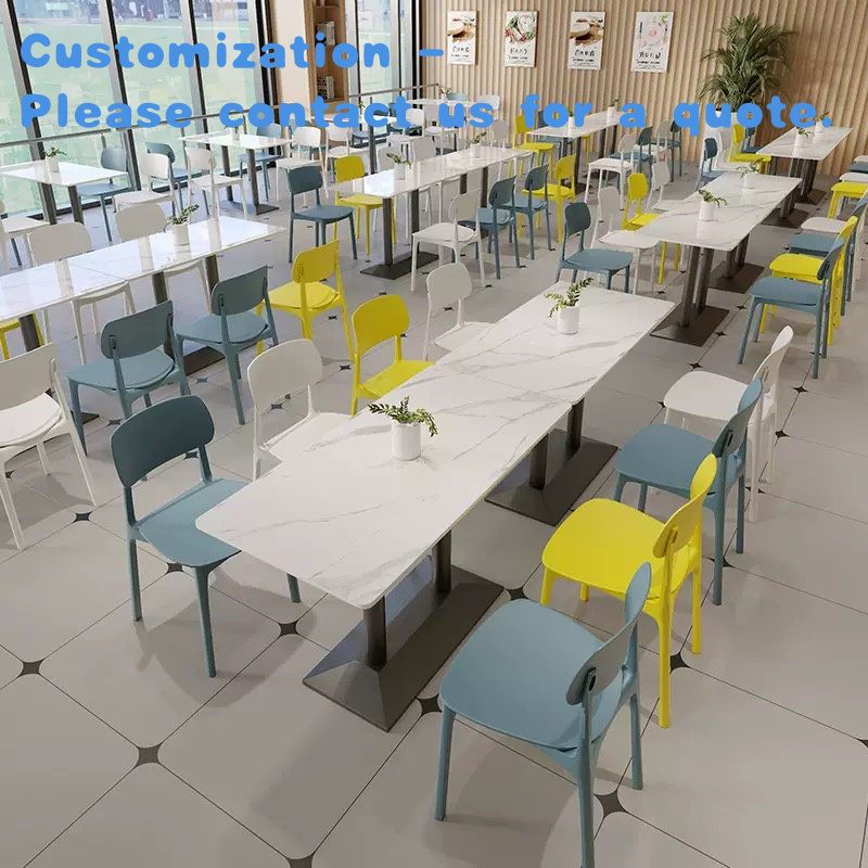 Food Snacks Company - ชุดโต๊ะอาหารสำหรับร้านอาหารเชิงพาณิชย์ บริษัท โรงเรียน โรงอาหาร ร้านอาหารฟาสต์ฟู้ด ร้านขนม