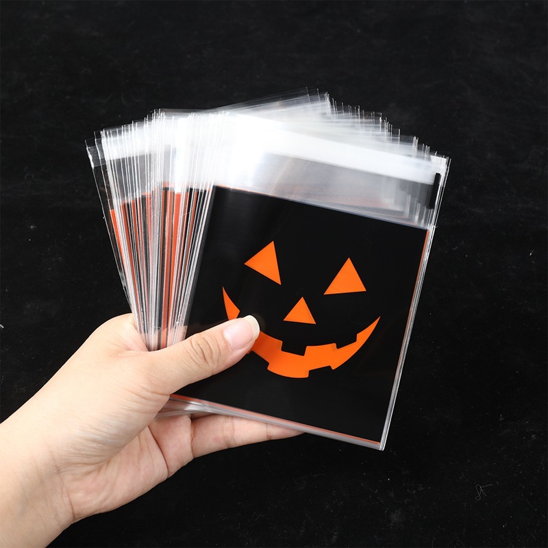 ถุงขนมฮาโลวีนสีดำส้มลายฟักทอง  - Food Snacks That Are Black บทวิจารณ์และราคา