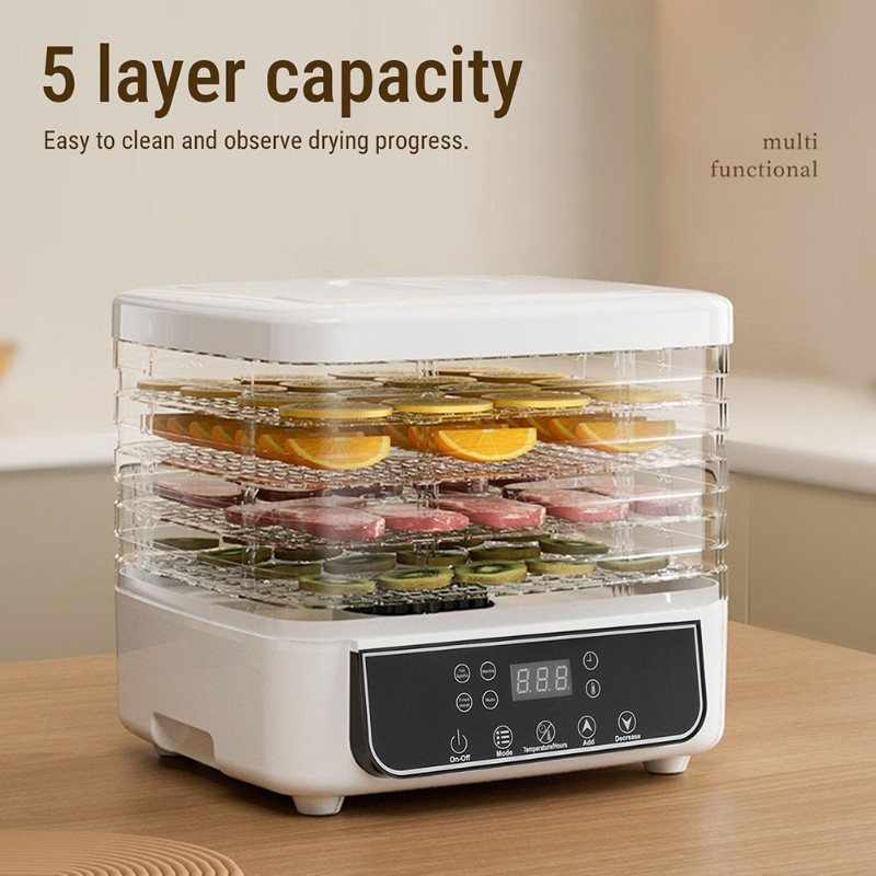 เครื่องอบแห้งอาหาร 5 ชั้น แบบไ - Food Dehydrator Snacks บทวิจารณ์และราคา