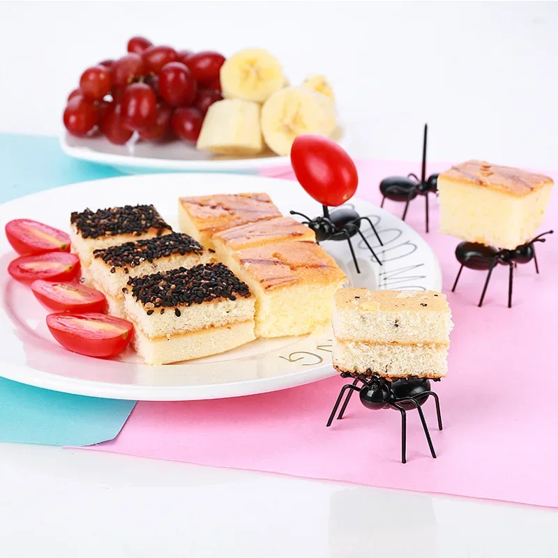 ชุดไม้จิ้มฟันรูปมดดำ 112 ชิ้น/ - Food Snacks That Are Black บทวิจารณ์และราคา
