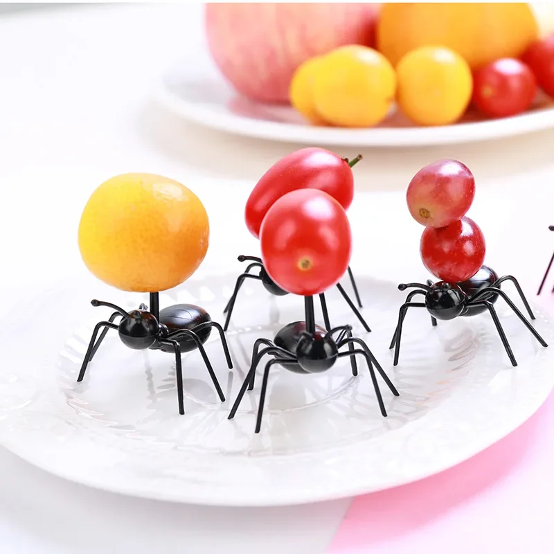 ชุดไม้จิ้มฟันรูปมดดำ 112 ชิ้น/ - Food Snacks That Are Black บทวิจารณ์และราคา