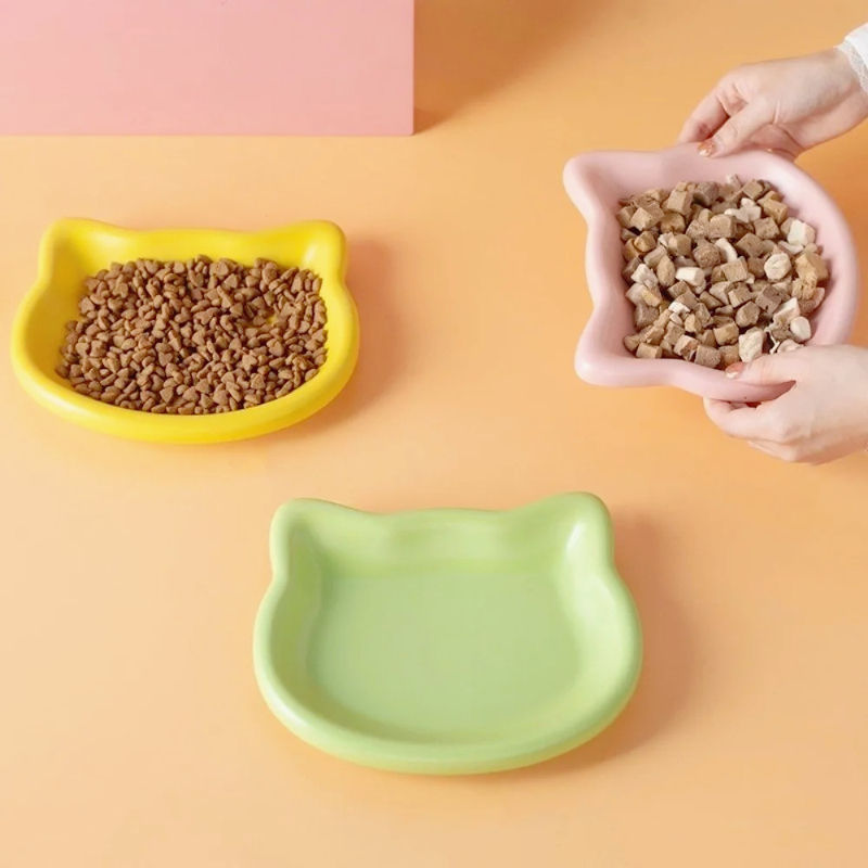ชามอาหารสัตว์เลี้ยง 4 สี ป้องก - Food Snacks That Are Black บทวิจารณ์และราคา